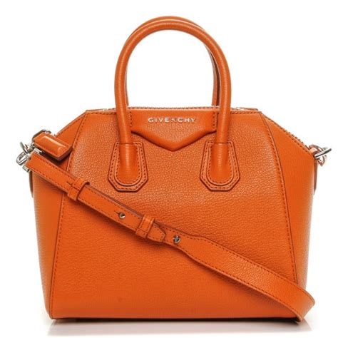 givenchy small antigona goatskin|GIVENCHY Sugar Goatskin Mini Antigona Rust .